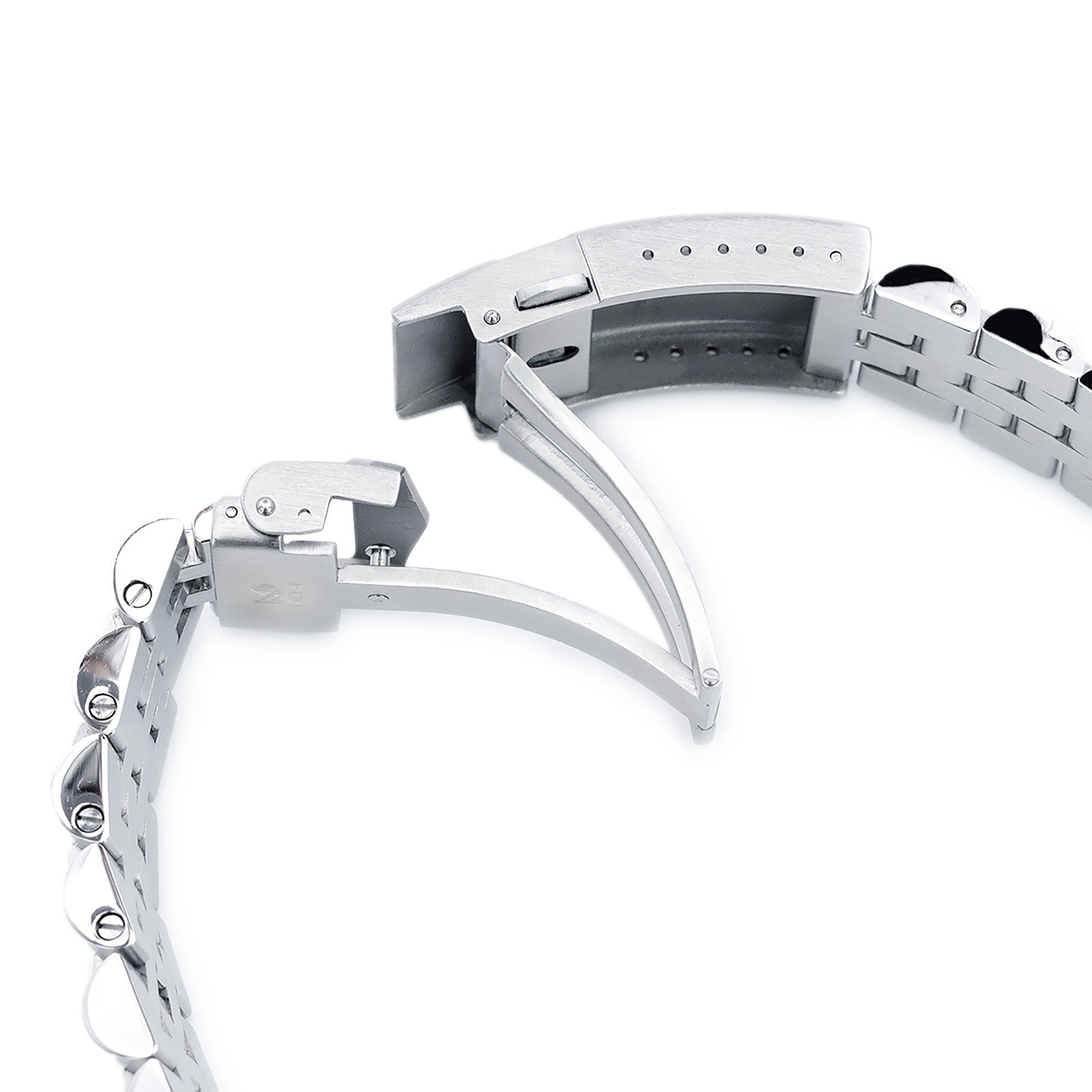 NEW FOR SEIKO JUBILEE SS BRACELET 22mm 6309 7290 7002 SKX007 DIVE WATCH FOLDED NEW FOR SEIKO JUBILEE SS BRACELET 22mm 6309 7290 7002 SKX007 DIVE WATCH FOLDED