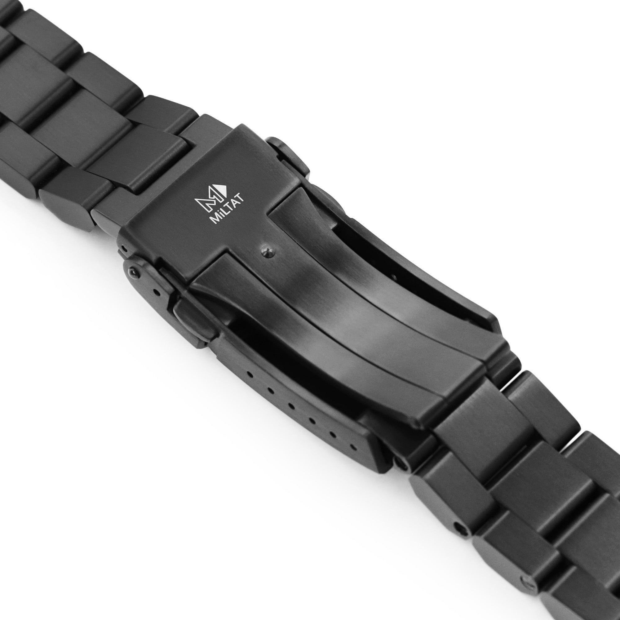Seiko Samurai SRPB51 Curved End Bracelets SRPB55 PVD Black