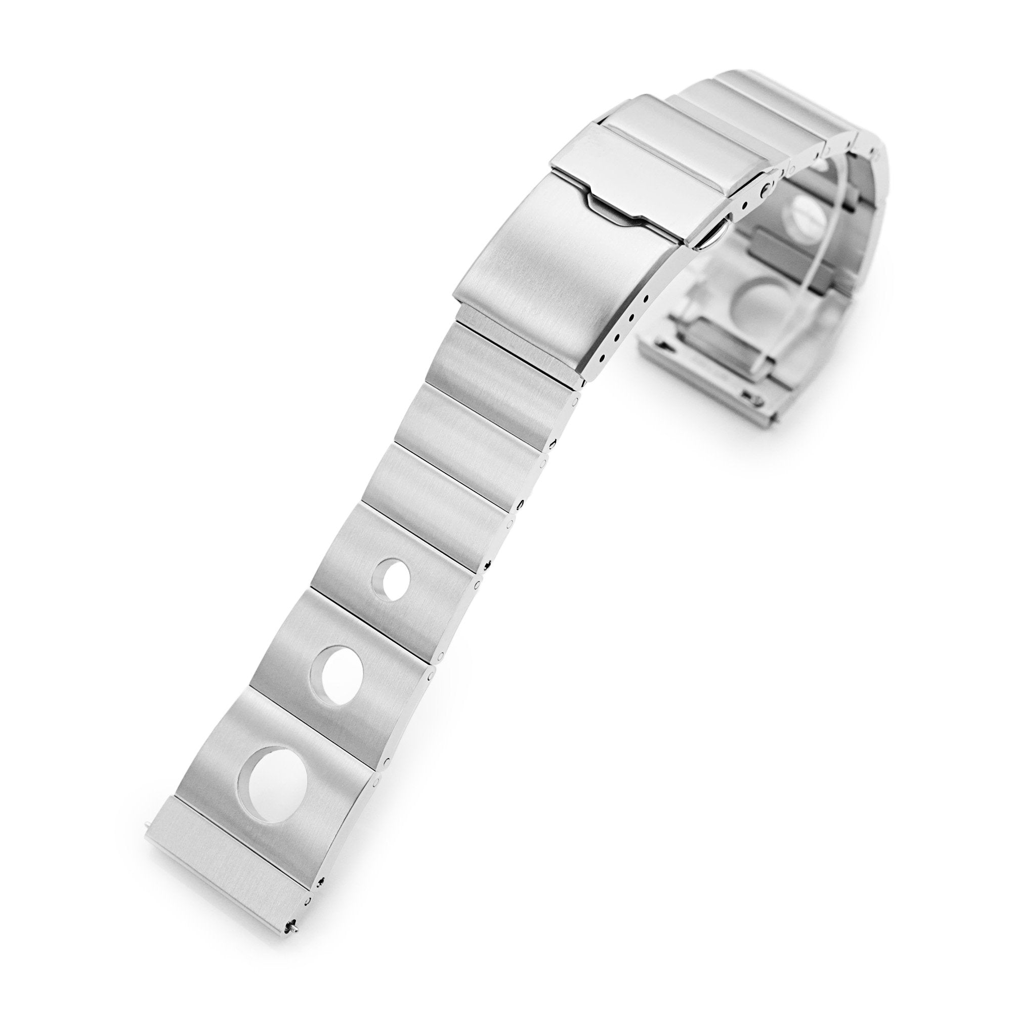 Strapcode Watch Bracelet 22mm Rollball 316L Stainless Steel Watch