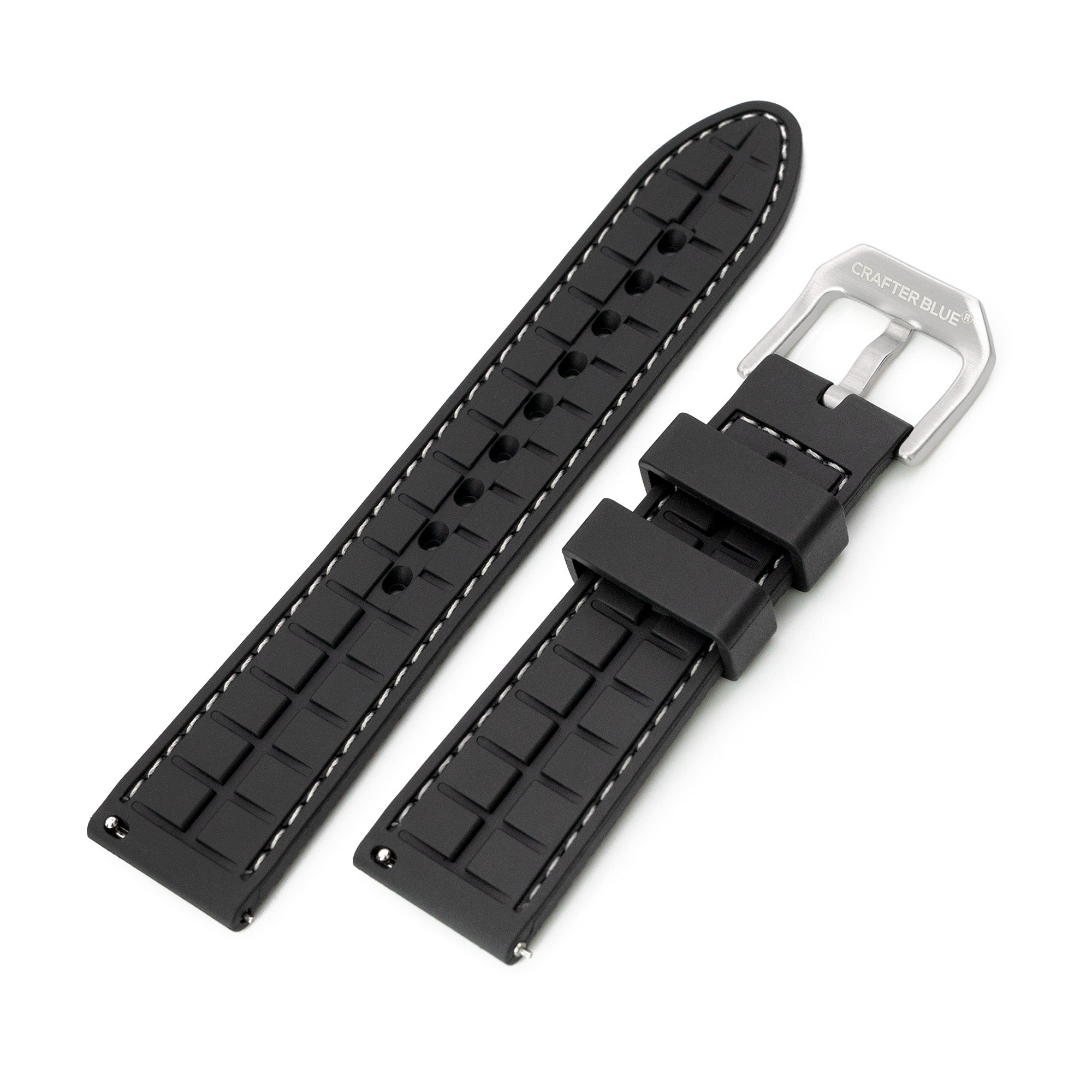 Crafter Blue UX05 Quick release FKM Rubber Watch Strap