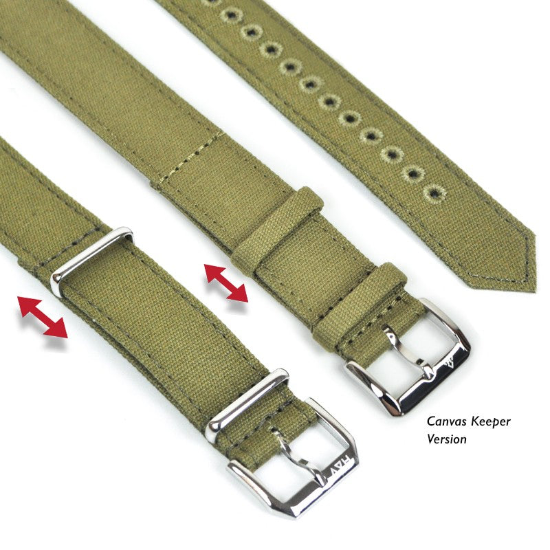 20mm The M-1943C Canvas Strap by HAVESTON Straps | Strapcode