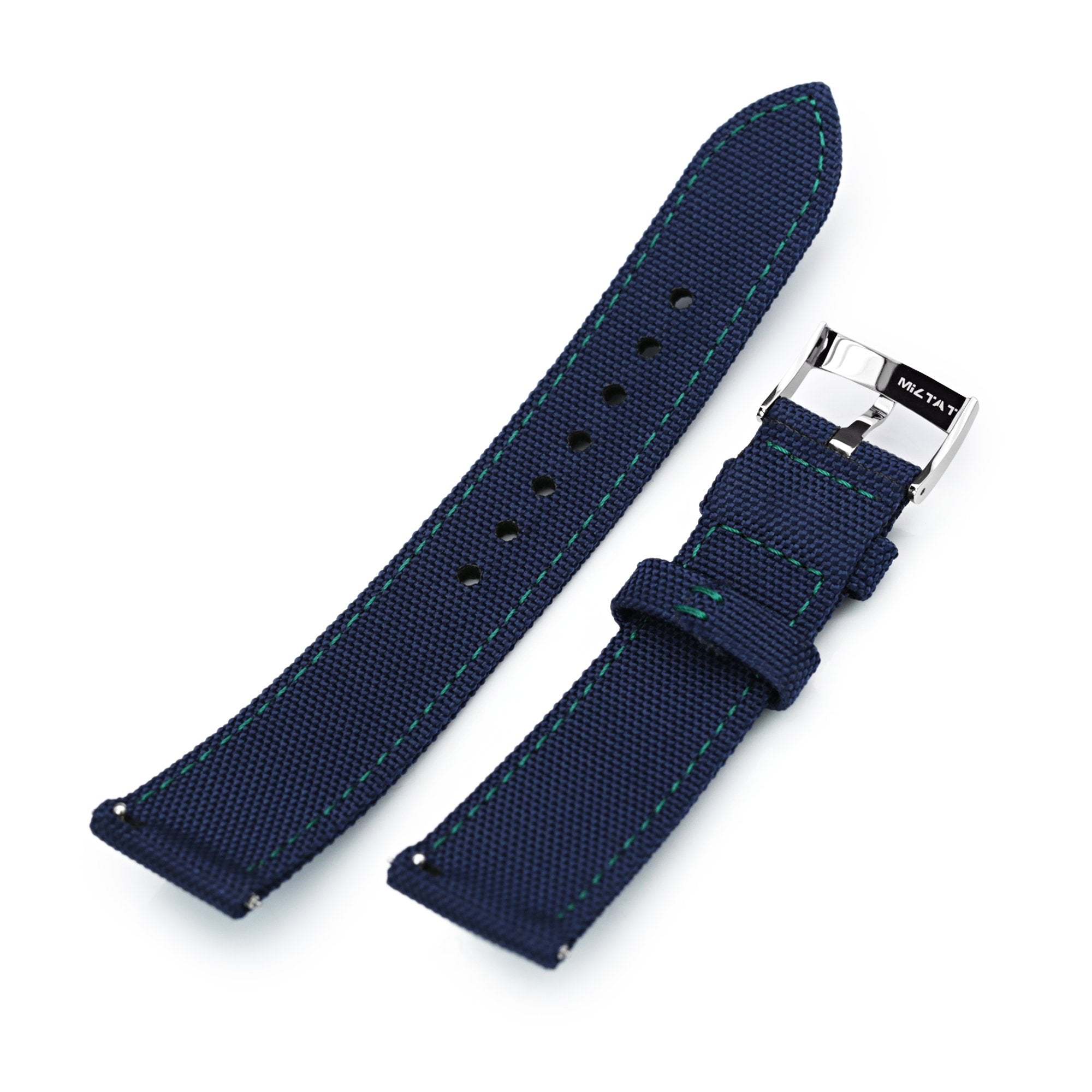 tonjett high quality multicolor nylon sailcloth watch... 20mm Sailcloth Strap Blue Quick Release Nylon Watch Band | Strapcode