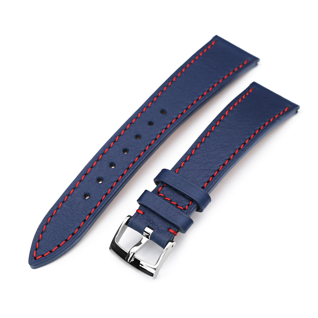 Premium Epi leather watch band, Quick release leather watch strap SW043