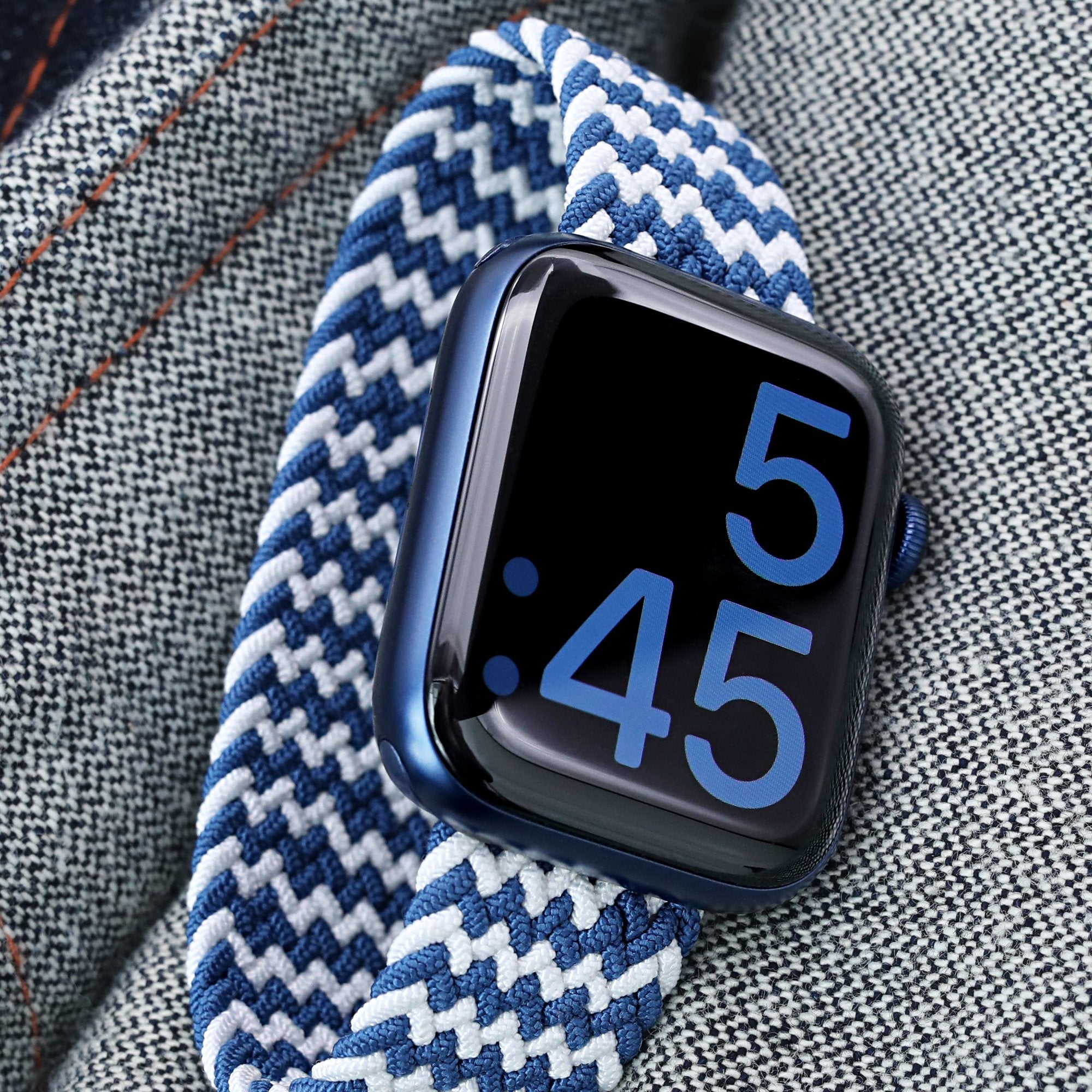 Stretchable Solo Loop Braided Apple Watch Bands 44mm/42mm