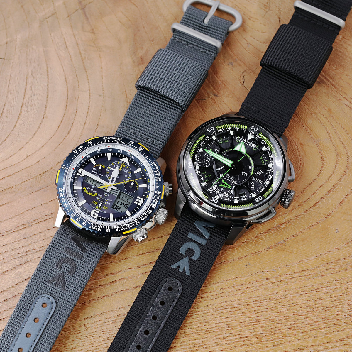 Citizen Eco-Drive Promaster JY8078-01L Blue Angels Skyhawk Strapcode Watch Bands