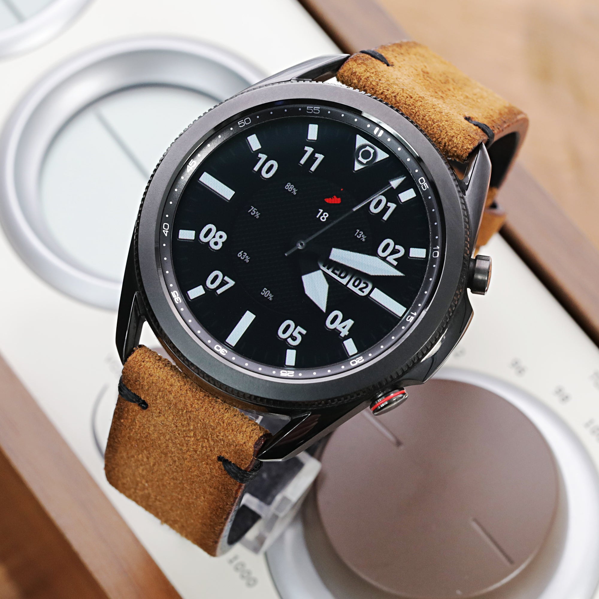 Leather Band Watch Strap Replacement Vintage Fossil Watch Wide