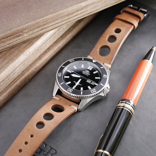 Quick Release 100% Italian Handcrafted Racer Watch Strap | Strapcode