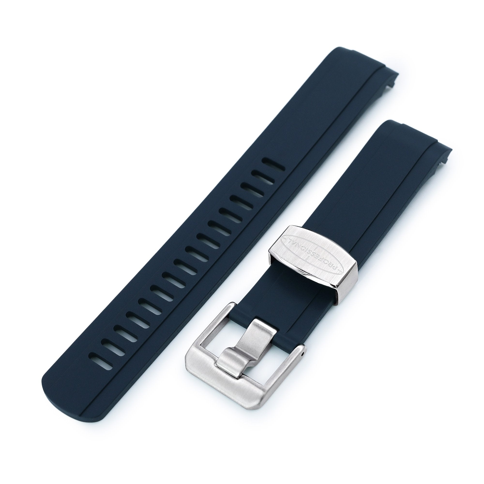 Seiko MM200 Mini Turtle Crafter Blue Rubber Watch Strap Strapcode