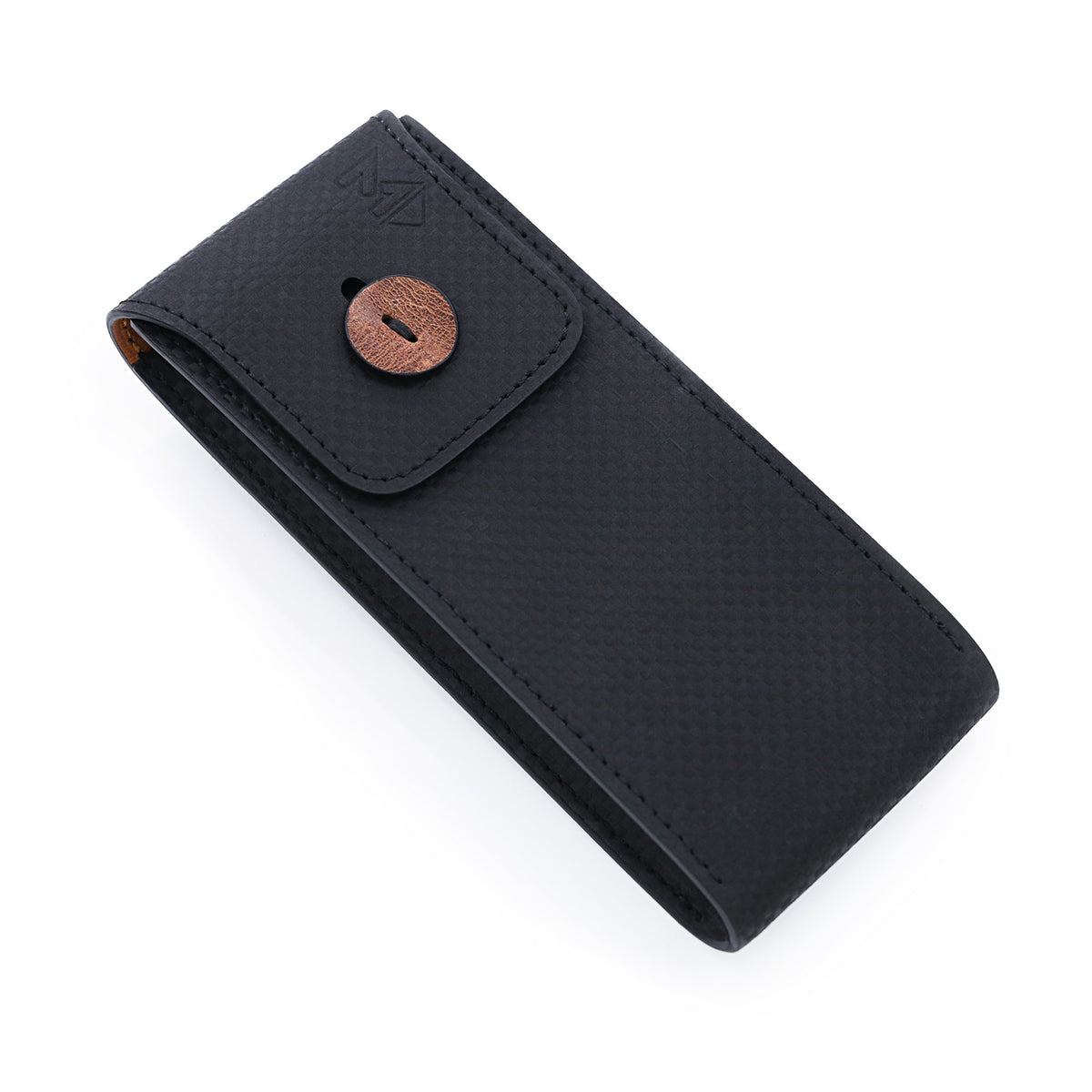 MT-3 German Leather Watch Pouch in Carbon Fiber Pattern for Watch Strap Strapcode Watch Bands