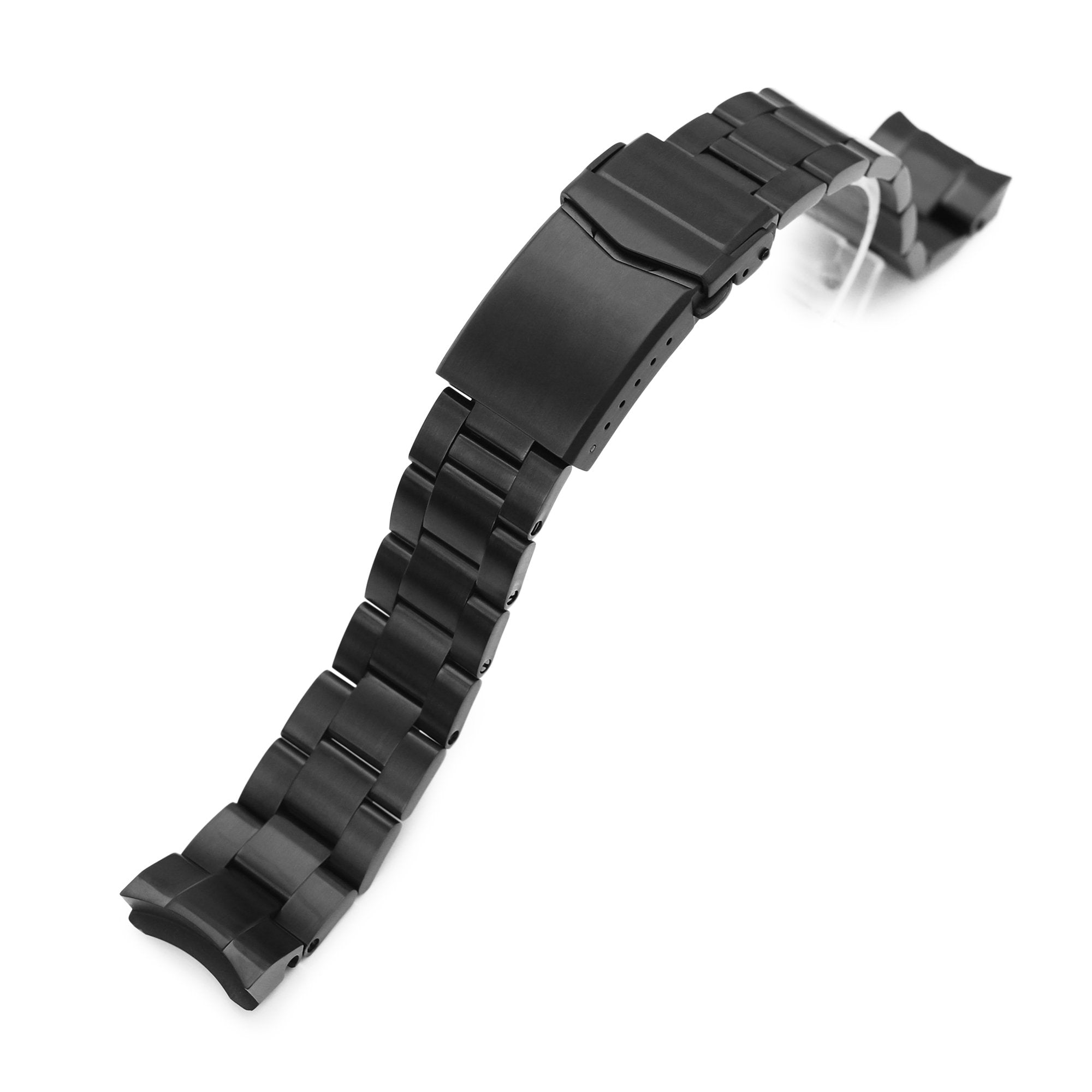 black metal watch band