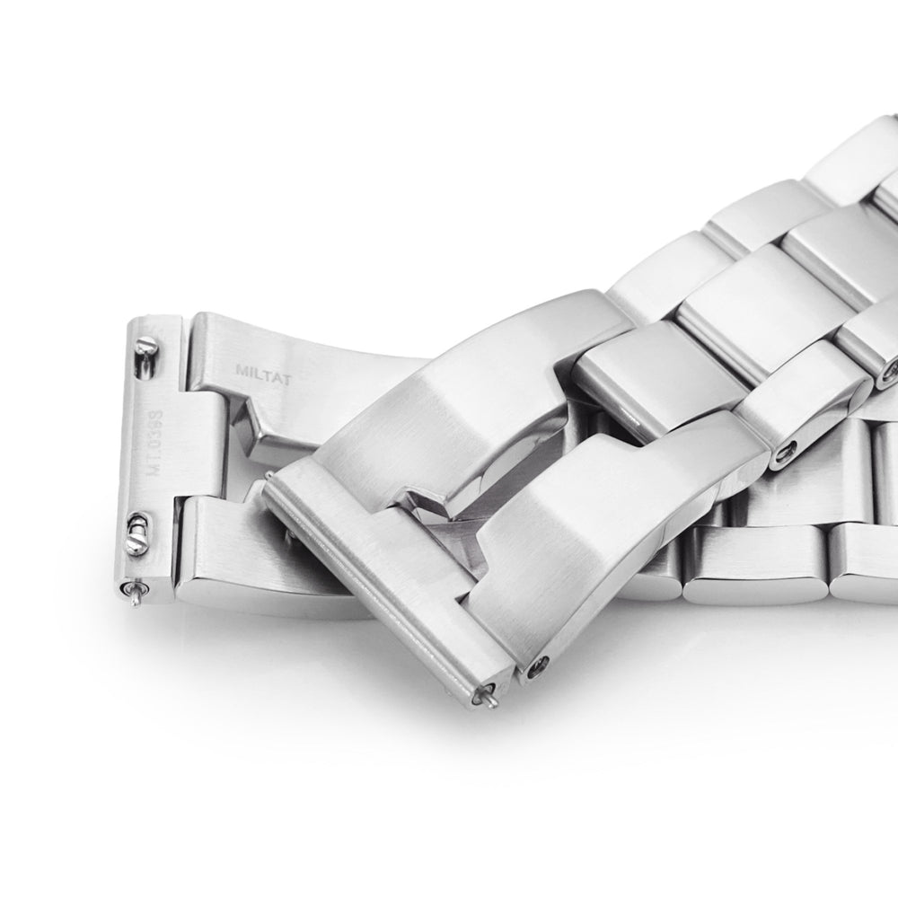 Straight End 22mm Retro Razor Watch Bands | Strapcode