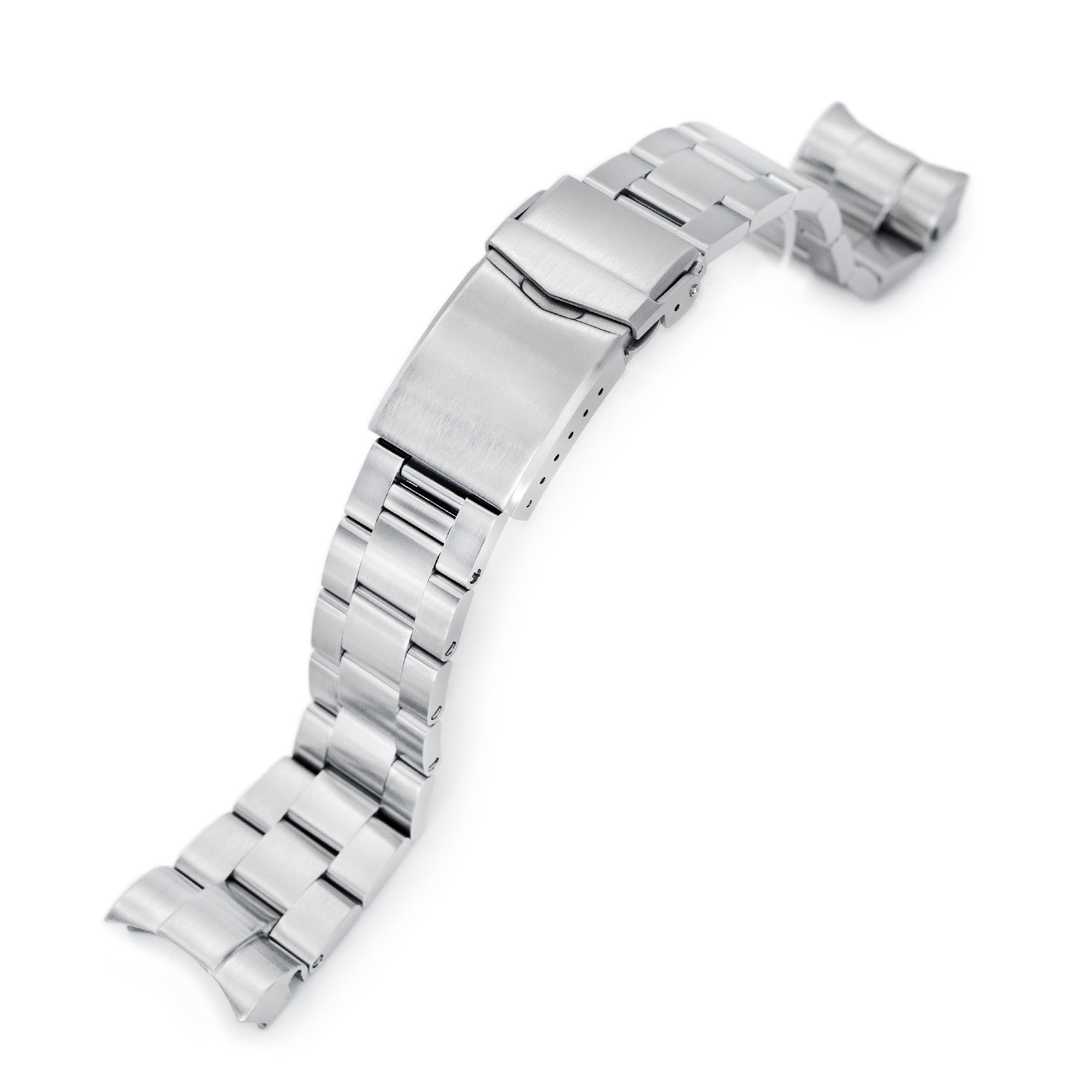22mm Super-O Boyer Watch Band for TUD BB, 316L Stainless Steel V-Clasp Brushed Strapcode Watch Bands