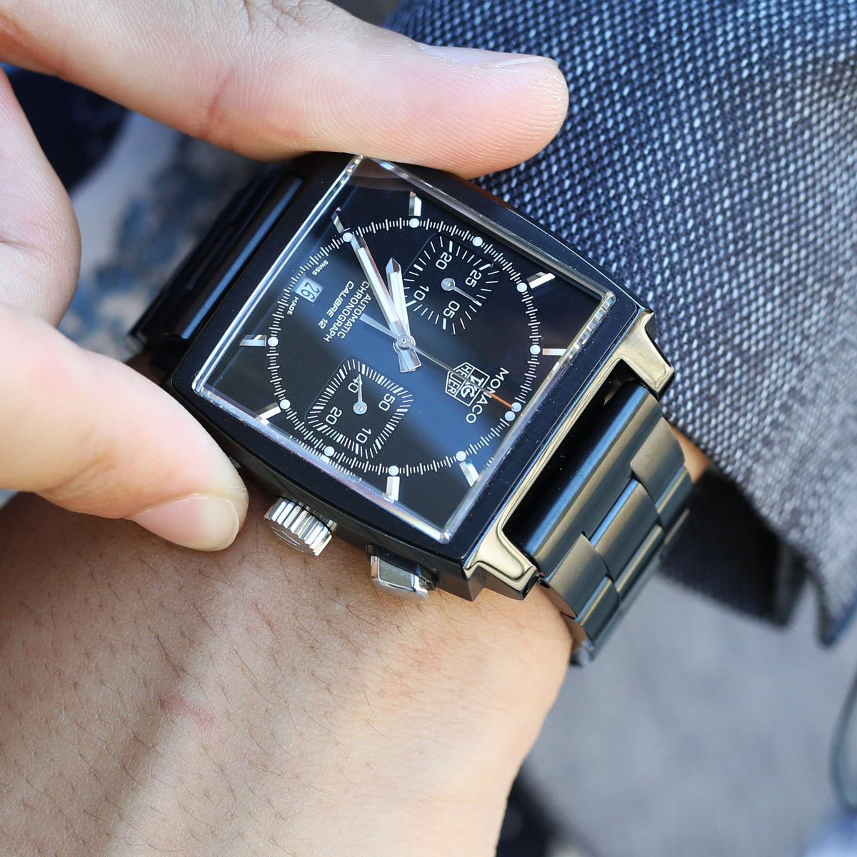 Black Monogram Luxury Watch Band – MikesTreasuresCrafts