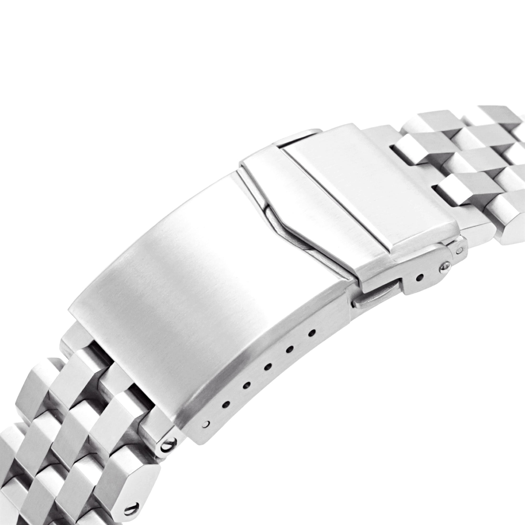 22mm Super Engineer II 316L Stainless Steel Watch Bracelet for Seiko New Turtles SRP777 & PADI SRPA21 V-Clasp Button Double Loc Strapcode Watch Bands