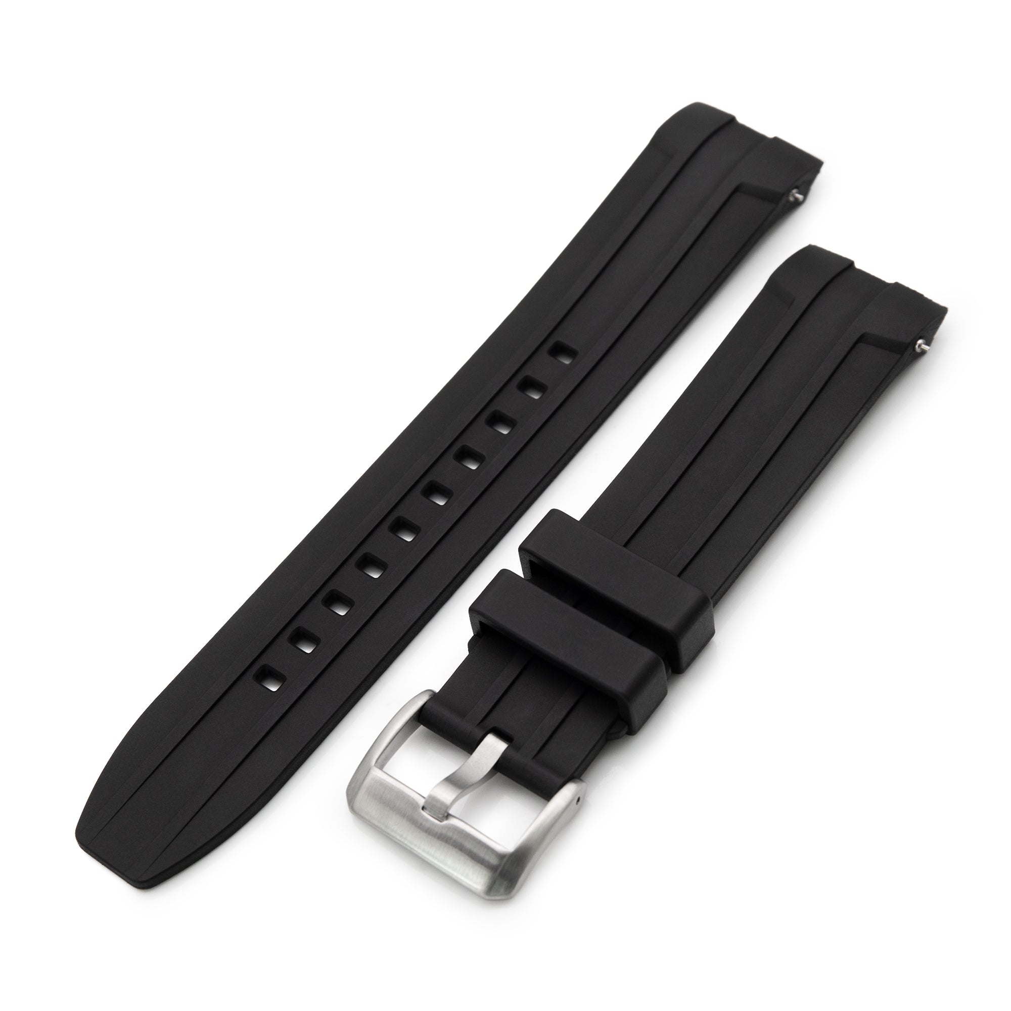StrapXPro Premium Series - LXH1C Rubber Strap for Longines Hydroconquest Conquest Series Black Strapcode Watch Bands