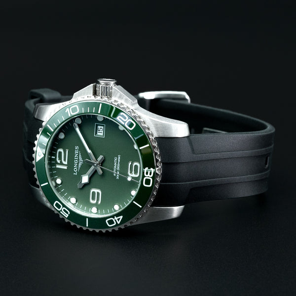 Longines Hydroconquest Conquest 41mm StrapXPro Rubber Strap, Strapcode