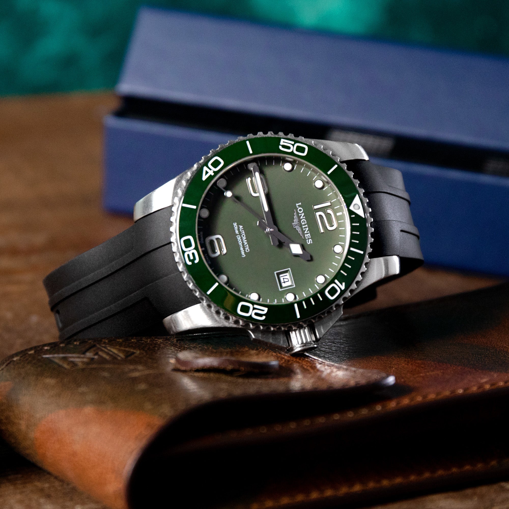 Longines hydroconquest verde store