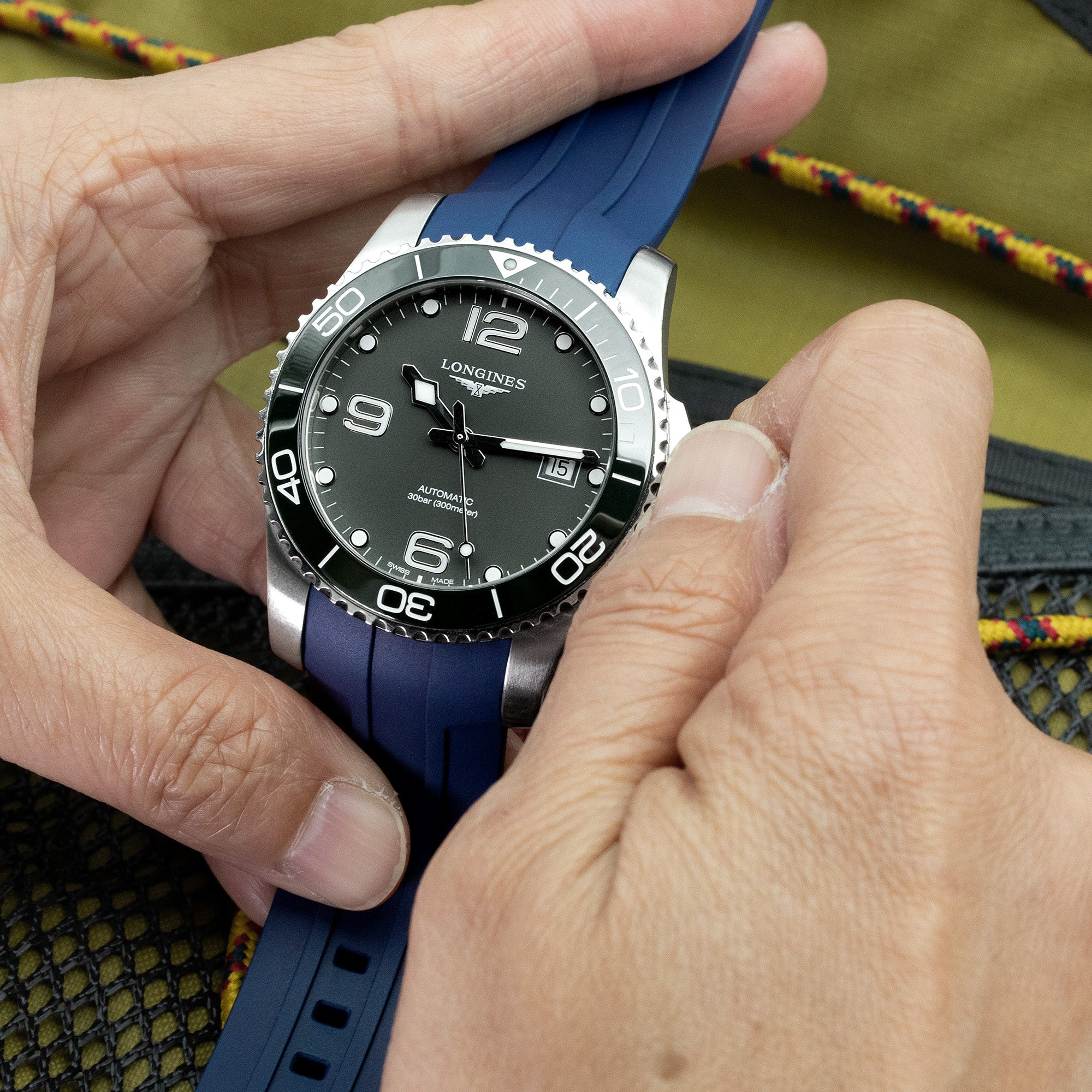 Longines Watches Rubber Strap Longines Hydroconquest Longines