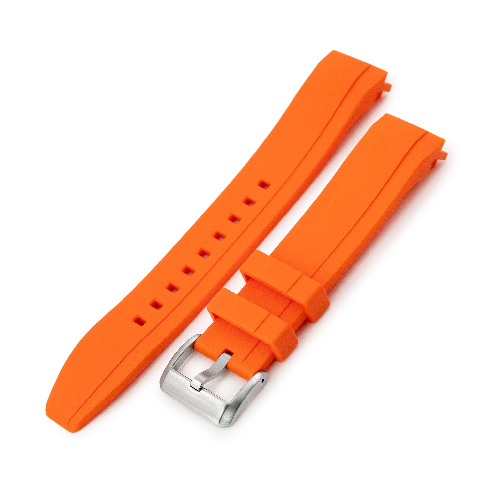 StrapXPro Lite - MX1A Rubber Strap for New Seiko Monster 4th Gen., Orange Strapcode Watch Bands