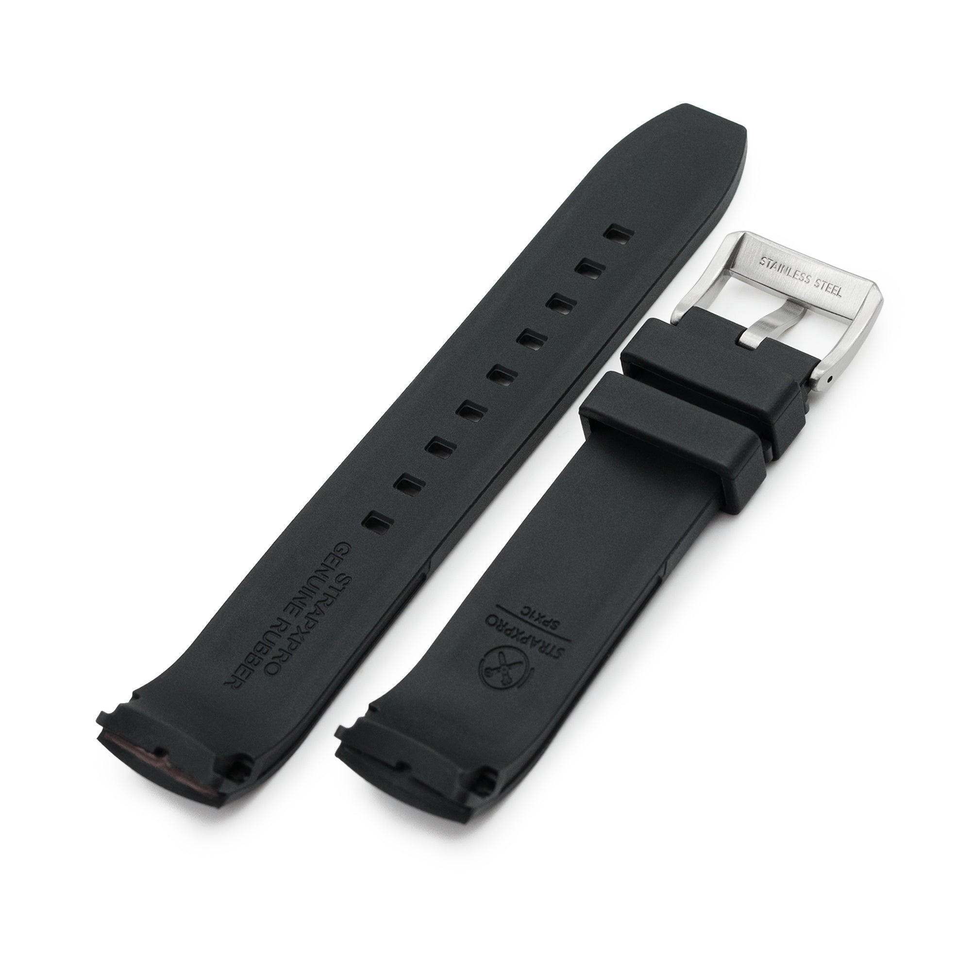 StrapXPro - SPX1C Rubber Strap For Seiko 62MAS (63Mas) SPB/SBDC Series, Black Strapcode Watch Bands