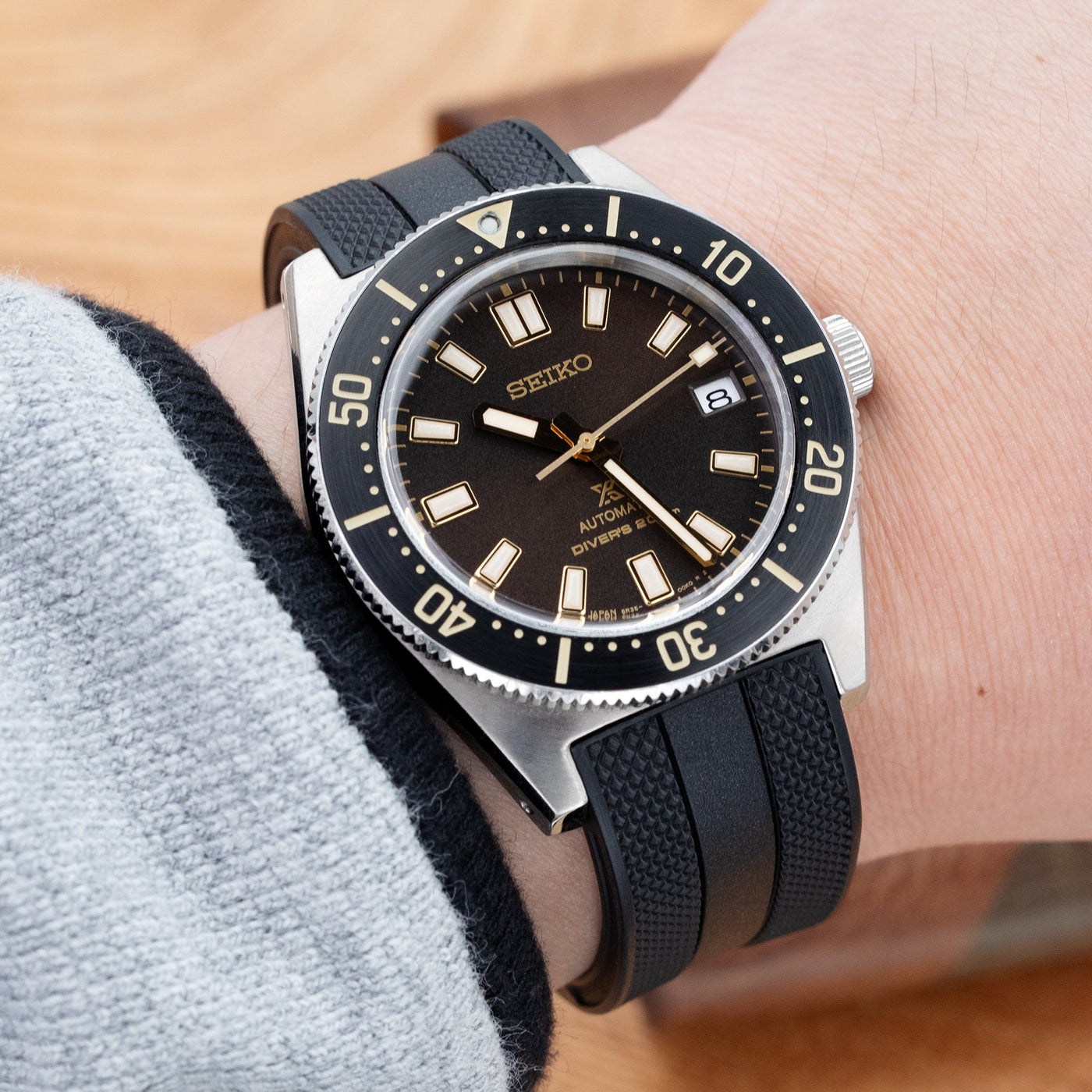 StrapXPro SPX1C Black Rubber Strap For Seiko 62MAS SPB SBDC Strapcode strapxpro-spx1c-black-rubber-strap-for-seiko-62mas-spb-sbdc-strapcode